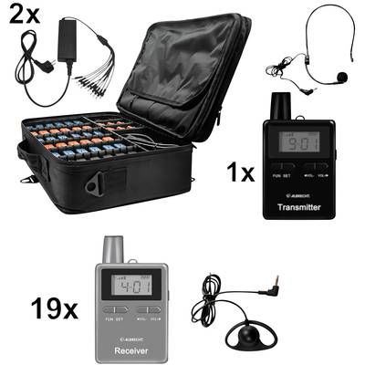 Albrecht ATT/ATR400 20er 29970.S20 Tour Guide System Set 20 st