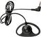 Svart hörlurar med kabel och 3,5 mm hörlursuttag, lämplig för audioenheter.