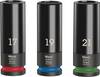 Wera Wheel Impaktor C Set 1 Hylsnyckelinsats-set metrisk 1/2" 3 delar 05004595001