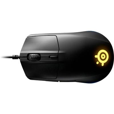 Steelseries Rival 3 Ergonomisk gamingmus USB Optisk Svart 6 Knappar 8500 dpi Ergonomisk, Upplyst