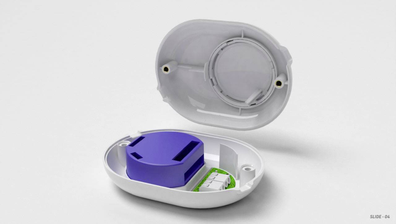 Shelly Button white Tryckknapp Wi-Fi-1