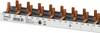 Siemens 5ST37730 Stiftsa.skena kompakt, 10 mm2 anslutning 3p/N kompakt apparat 1 TE beröringssäker Samlingsskena Antal serier 3 10 mm² 63 A 230 V Ledar-typ = L, L, L, N 1 st