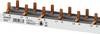Siemens 5ST37770 Stiftsa.skena kompakt, 10 mm2 anslutning 3p/N kompaktapparat 1 TE + hjälpbrytare Samlingsskena Antal serier 3 10 mm² 63 A 230 V Ledar-typ = L, L, L, N 1 st