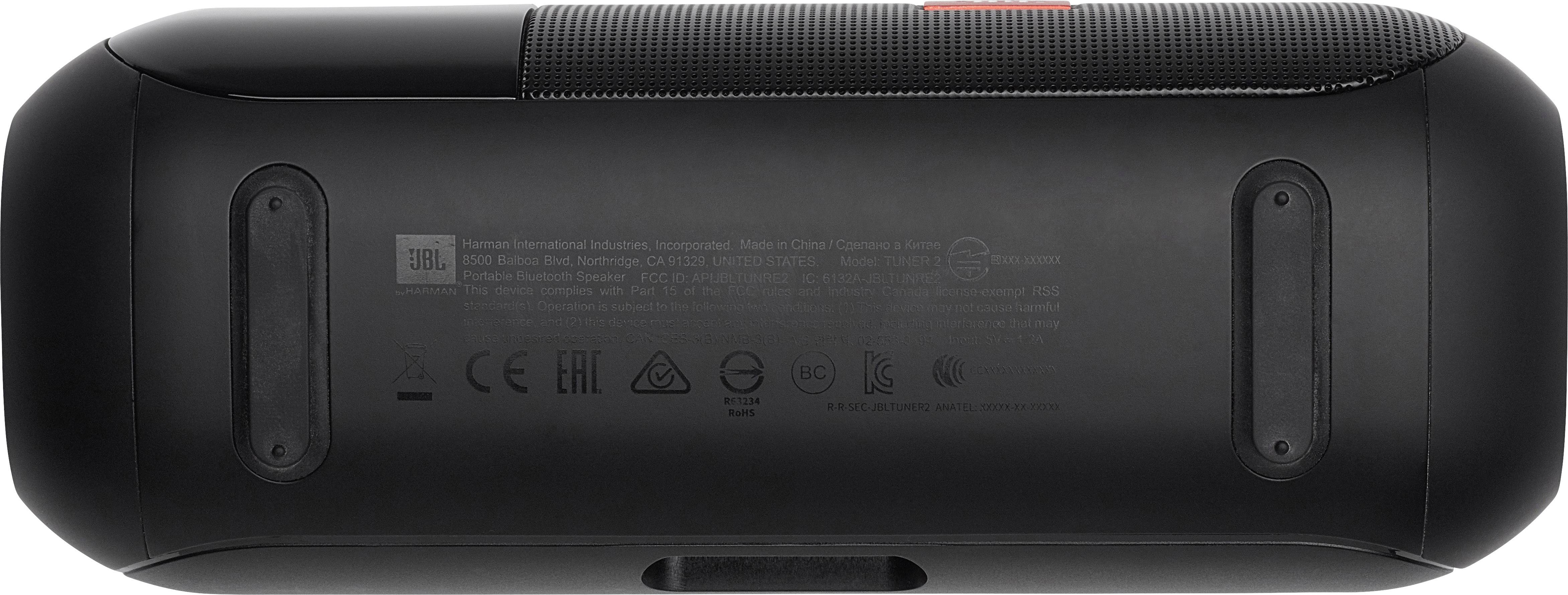 JBL Tuner 2 Bluetoothhögtalare FM Radio, DAB, DAB, Vattenfast Svart