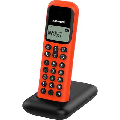 Audioline D285 DECT-telefon Röd