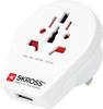 Skross 1500268 Reseadapter Country Adapter World to USA USB