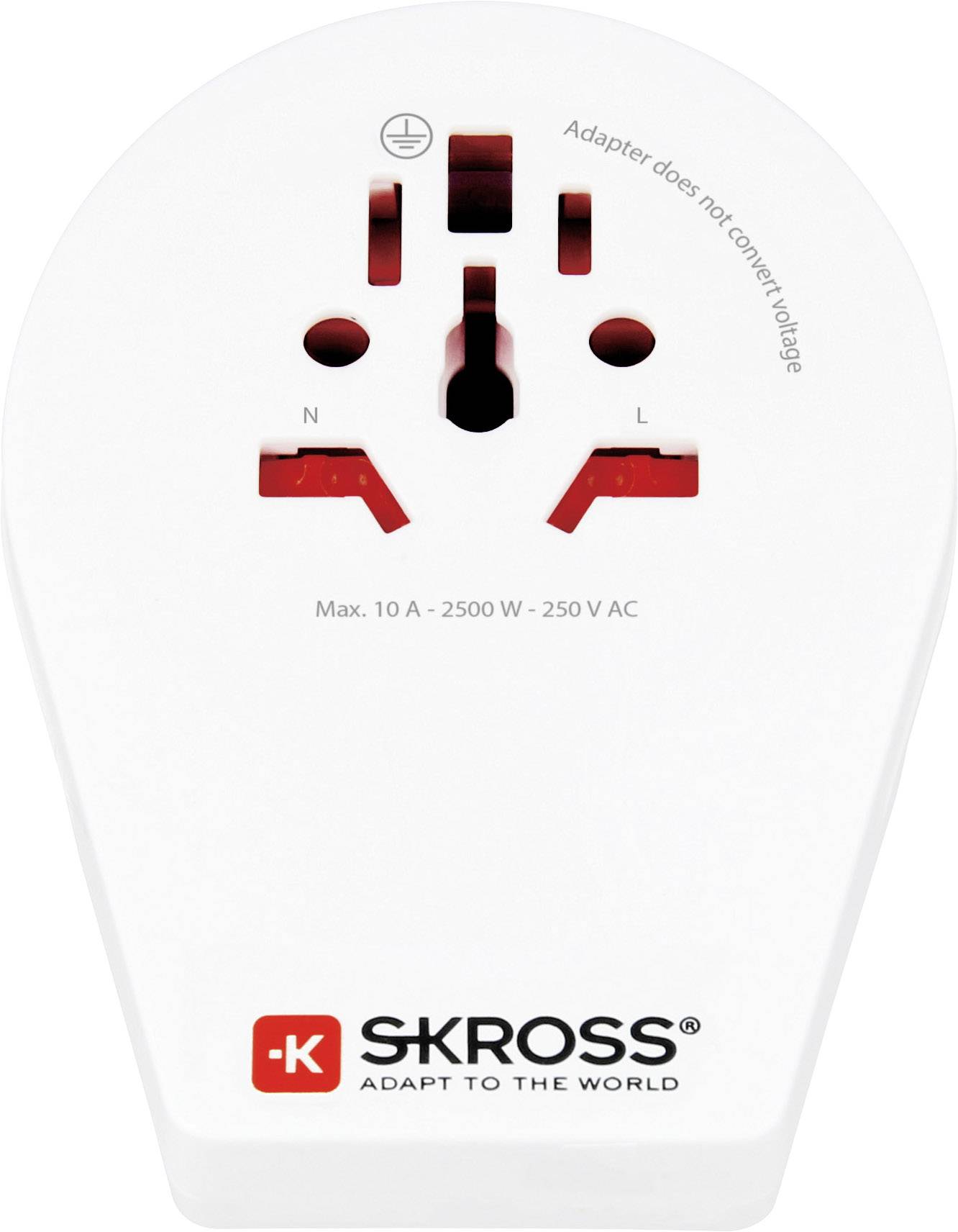 Skross 1500271 Reseadapter Country Adapter World to Siss+Italy+Brazil-1