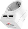Skross 1500281-1 Reseadapter Europe to US USB (Bulk)