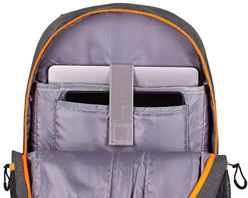 SunnyBag Solcellsryggsäck Explorer+ 15 l (B x H x D) 290 x 370 x 140 mm Svart, Orange 135SO_01-4