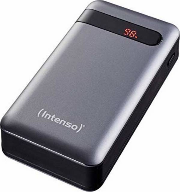 Intenso PD20000 Powerbank 20000 mAh Quick Charge 3.0, Power Delivery 3.0 LiPo Svart Statusindikering