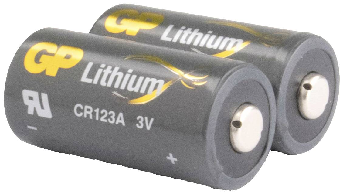 GP Batteries CR123A Fotobatteri CR123A Litium 1400 mAh 3 V 2 st Conrad.se