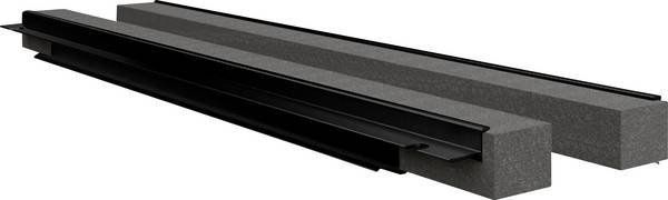 Rittal VX 8618.810 Kabelinföringslist med kabelgenomföring Aluminium Grå 2 st