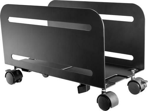 SpeaKa Professional SP-PCS-150 SP-9009204 PC-hållare Golv, Stand Svart Tillåten belastning upp till vikt: 10 kg