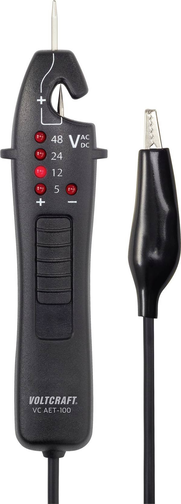 VOLTCRAFT VC AET-100 Tvåpolig spänningsprovare  CAT I LED