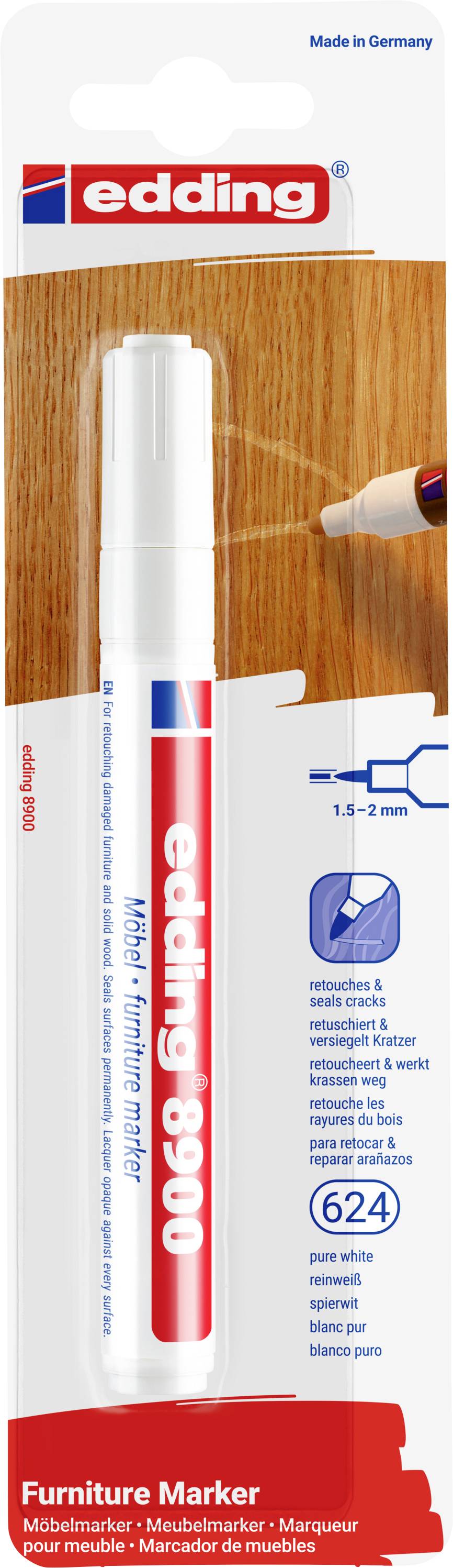Edding 8900 4-8900-1-4624 Möbelmarker Renvit 1.5 mm, 2 mm