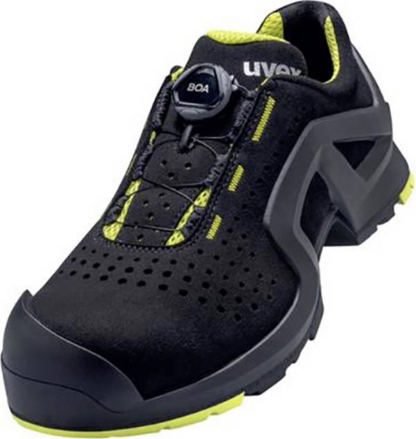 uvex 6568 6568245  Säkerhetslågskor S1P Skostorlek (EU): 45 Svart/gul  1 par