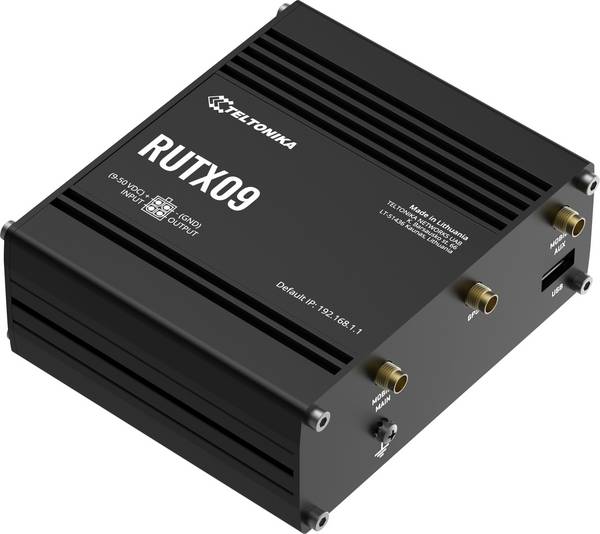 Teltonika RUTX09 Router Inbyggt modem: LTE