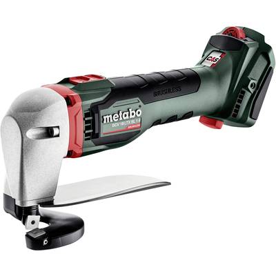 Metabo Batterdidriven plåtsax 601615840 SCV 18 LTX BL 1.6 Metaloc exkl. batteri/laddare, Utan laddare, inkl. väska