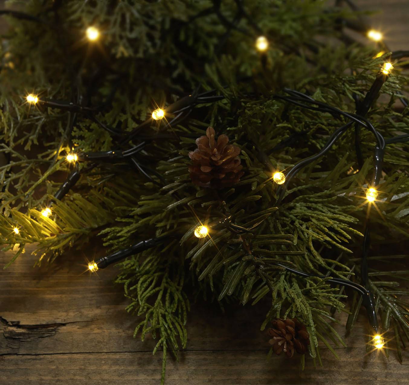 Sygonix SY4533462 Ljusslinga med batteri Julgran Ute/inomhus batteri