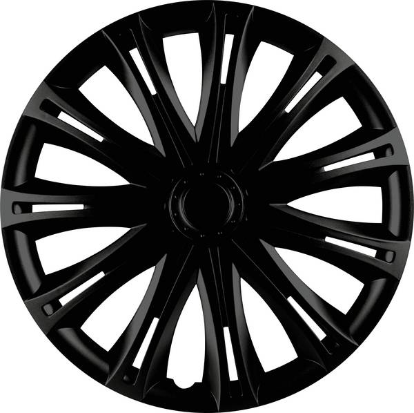 HP Autozubehör  Navkapslar R15 Svart 4 st