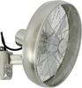 Lucci AIR BC Väggventilator 50 W (Ø x H) 410 mm x 460 mm Krom Svängbar