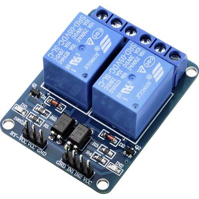 TRU COMPONENTS TC-9072472 Relämodul Relä-kretskort Passar till: Arduino 1 st