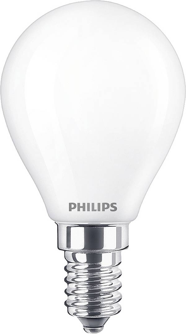 Philips LED 76341100 LED-lamp EEK E (A - G) E14 Droppform 2.2 W = 25 W Varmvit (Ø x H) 4.5 cm x 8.2 cm  1 st