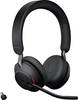 Jabra Evolve2 65 MS On-ear headset Bluetooth Stereo Svart Volymkontroll, Batteriladdningsindikering, Mikrofonljudavstängning Telefon