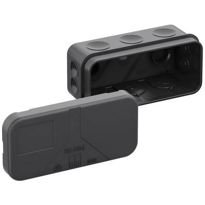 Spelsberg 2K-Mini-L/sw Kopplingsdosa (L x B x H) 43 x 89 x 38 mm Svart IP55 10 st