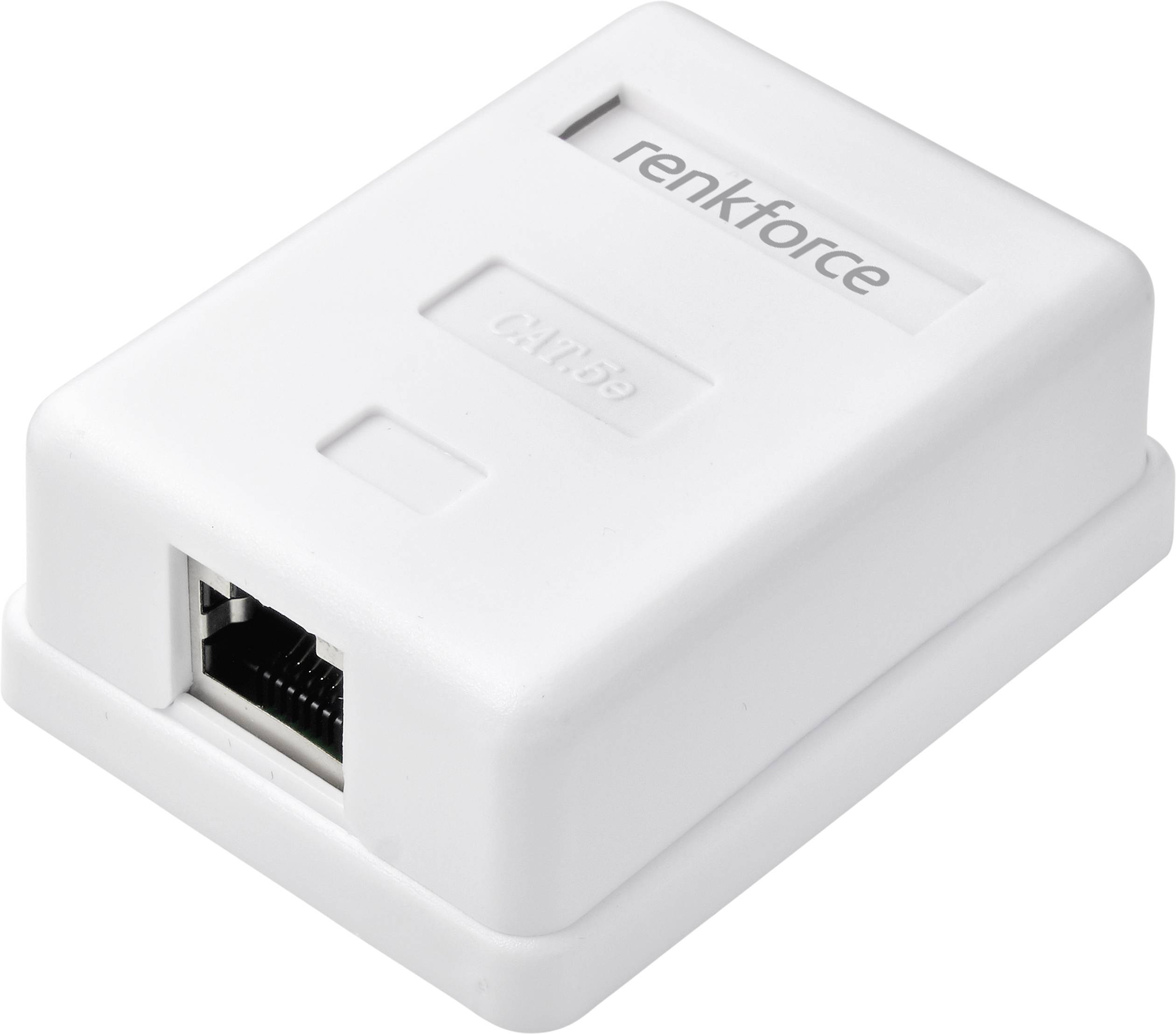 Renkforce Nätverksadapter Utanpåliggande CAT 5e Vit