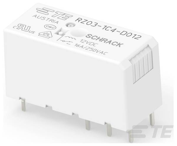 TE Connectivity RZ03-1A4-D012 industrirelä Nominell spänning: 12 V/DC 1 NO Piece 1 st