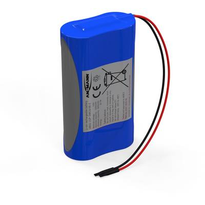 Ansmann 1S2P Batteripack Antal celler: 2 Batteristorlek: 18650 Kabel Li-Ion 3.7 V 5200 mAh