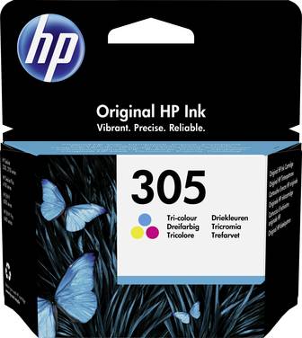 HP Bläck 305 Original  Färg 3YM60AE