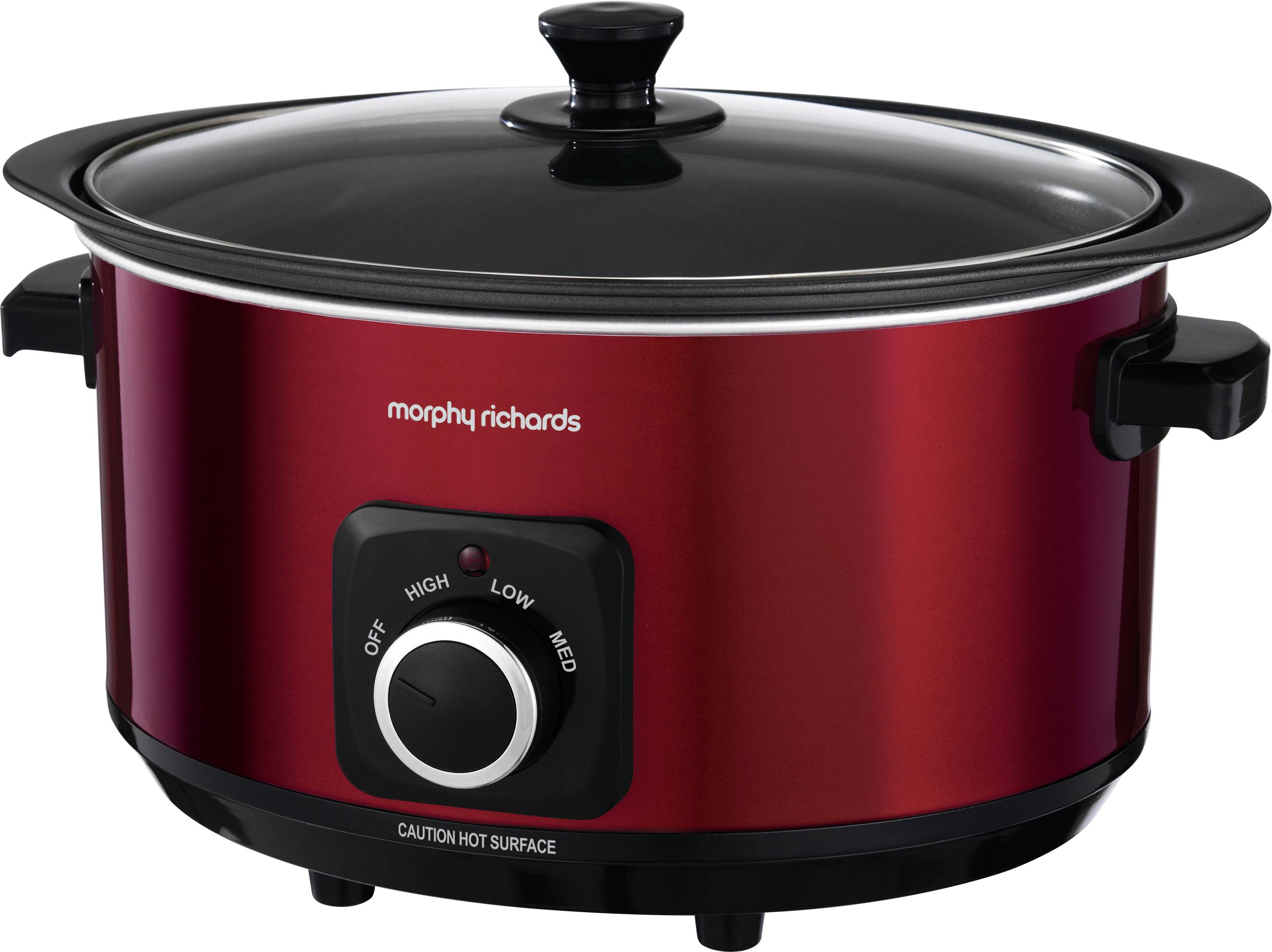 Slow cooker Morphy Richards Sear&Stew 6.5L Röd Conrad.se