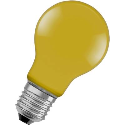 Gul glödlampa framför vit bakgrund, symboliserar kreativitet eller idé.