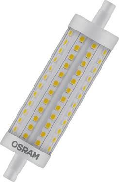 OSRAM HOMELIGHTING 4058075432550 LED-lamp EEK E (A - G) R7s Kolvform 15 W = 125 W Varmvit (Ø x H) 29 mm x 118 mm dimbar 1 st