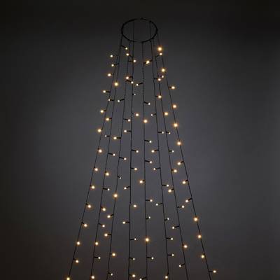Konstsmide 6394-820 LED-trädmantel Utomhus EEK: G (A - G) via nätadapter Antal ljuskällor 240 LED Bernstein Belyst längd