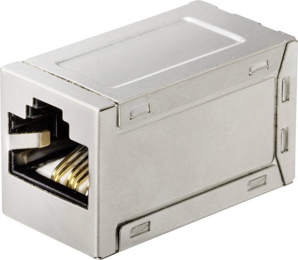Renkforce RJ45 Nätverk Adapter CAT 6 [1x RJ45 hona - 1x RJ45 hona]  Metall
