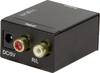 LogiLink CA0102 Toslink / RCA Audio Adapter [2x RCA-hona, RCA-hona - 1x Toslink hona (ODT), RCA-hona] Svart