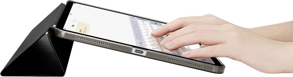 Spigen Smart Fold Bookcase Passar Till Apple Ipad Pro 11 2 A Generation Svart Conrad Se
