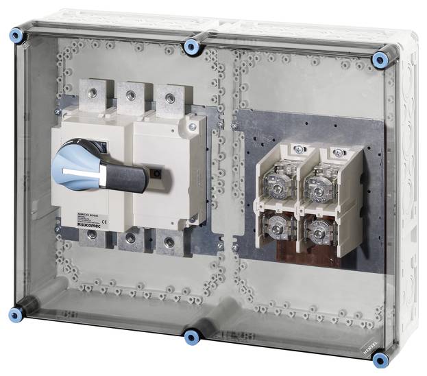 Hensel Mi 7665 Lastdelningsbrytare 1 st Växelspänning (max.): 500 V/AC (B x H x D) 600 x 450 x 239 mm