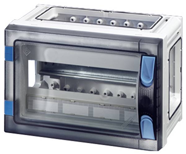 Hensel 68000015 FP 1101 Normkapsling Utanpåliggande Moduler totalt = 12 Antal serier = 1 Innehåll 1 st