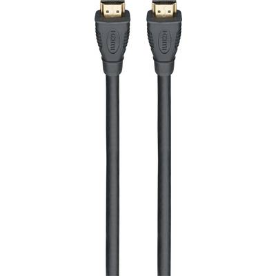Två svarta HDMI-kablar med guldkontakter som löper parallellt med varandra.