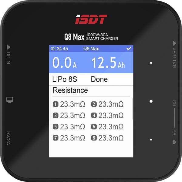 ISDT  RC-batteriladdare  30.0 A LiFePO, LiPo, LiHV, NiMH Snabbladdningsfunktion