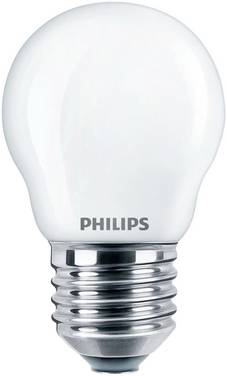 Philips LED 76289600 LED-lamp EEK E (A - G) E27  6.5 W = 60 W Kallvit (Ø x H) 4.5 cm x 7.8 cm  1 st