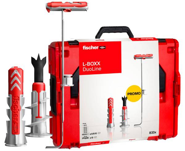 Fischer 558626 DUO-Line Plugg-sortimentlåda   833 delar