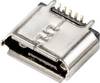 TRU COMPONENTS TC-9201996 Inbyggnadsuttag mikro-USB 2.0 typ-B 90° Hona inbyggd horinsontell Micro-USB 2.0 Typ-B 90° Innehåll: 1 st