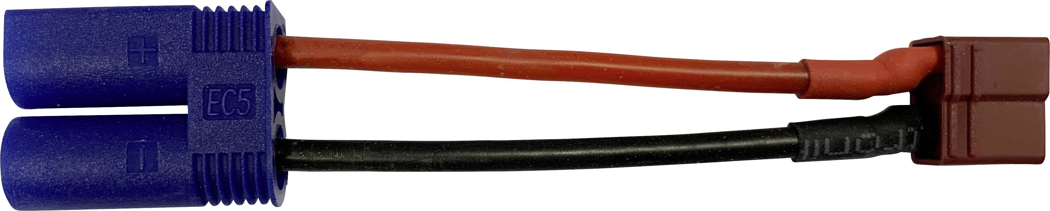 Reely Adapterkabel [1x EC5 hane - 1x T-anslutning] 10.00 cm RE-6903774