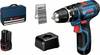 Bosch Professional GSB 12V-15 2-växel-Slagborrmaskin batteri inkl. 2x batterier
