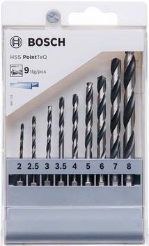 Bosch Accessories 2607002826 PointTeQ  9 delar Metall-spiralborrset